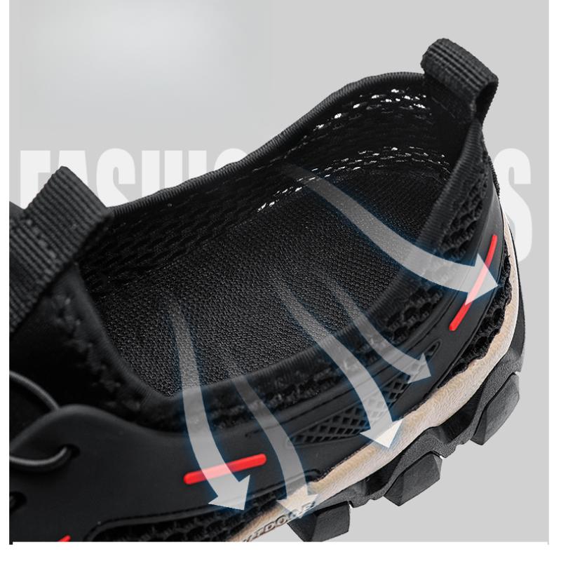 Summer Men's Casual Shoes Outdoor Breathable Mesh Antiskid Shoe 39-46