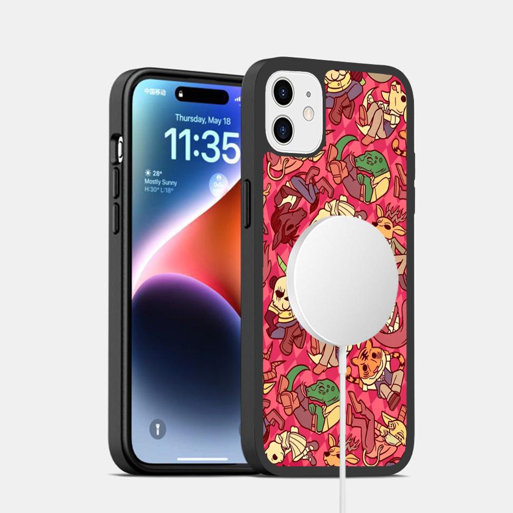 Classic Japanese Anime B-Beastars Phone Case Magnetic Case For IPhone 16 14 13 12 11 15 Pro Max Plus For Magsafe