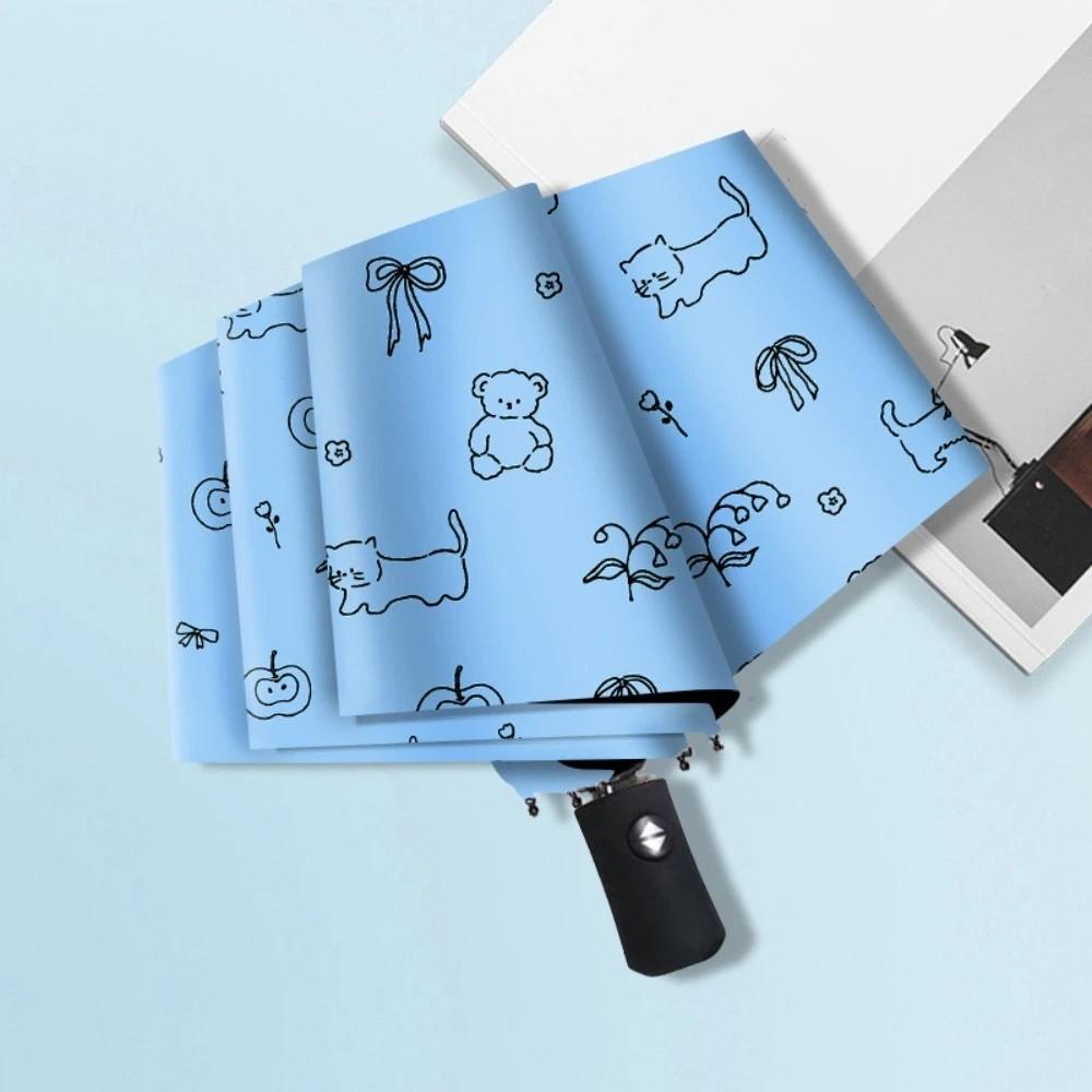 Sun Protection Dual-Use Umbrella UV Protection Folding Umbrella Travel Rain Umbrella  Beach