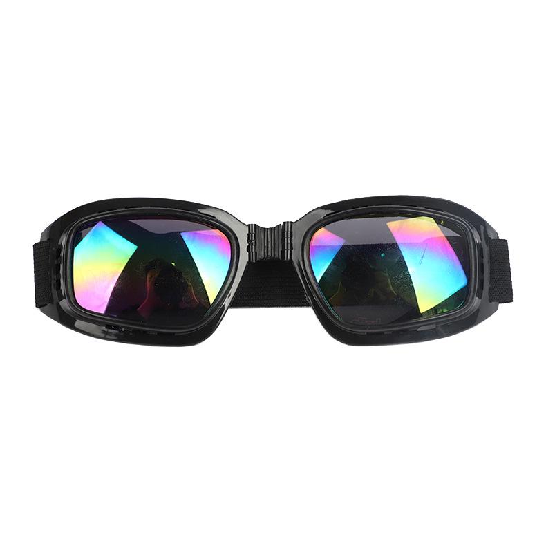 Foldable Multi-Purpose Protective Goggles: Anti-Fall, Windproof, Sandproof for Cycling, Industrial Safety, Skiing, and Drifting.