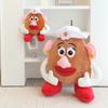 Cute Mr And Mrs Potato Couple Plush Toy 2 In 1 Pillow Blanket Sleeping Doll Soft Stuffed Animal Christmas Gift For Girls