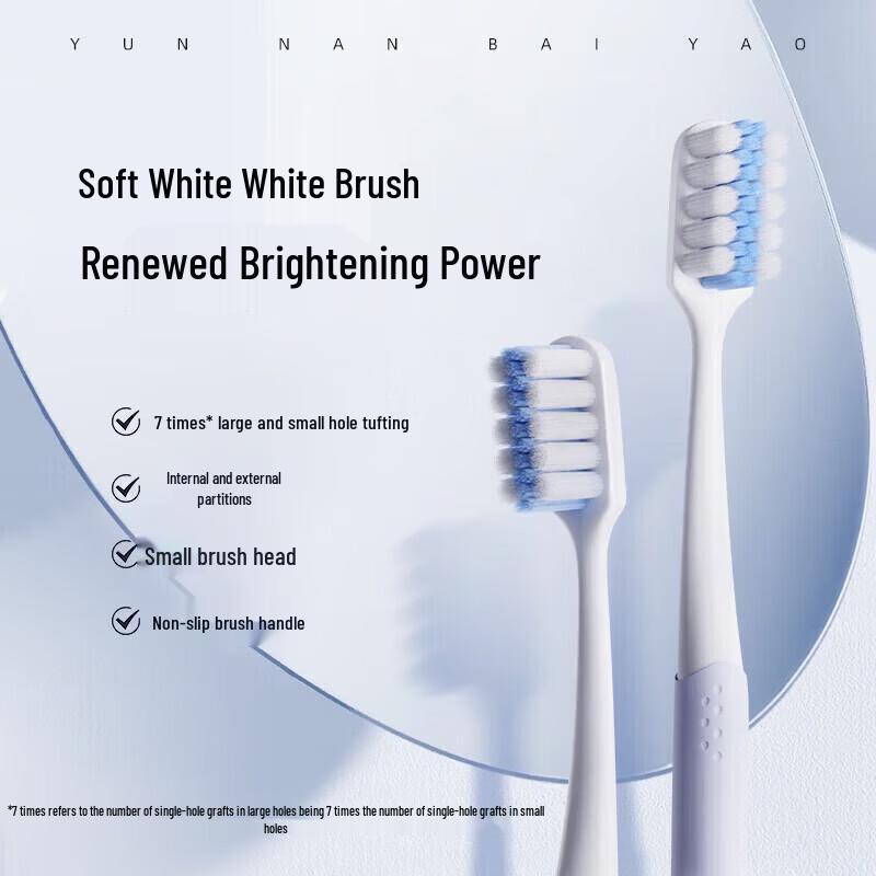 Yunnan Baiyao Jin Kou Jian Fresh Mint Toothpaste with Toothbrush