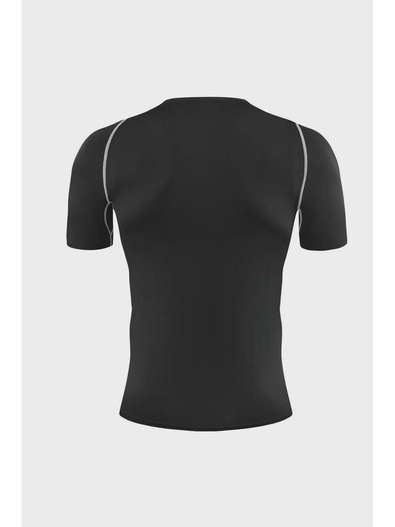 Men's Quick-Dry Short Sleeve Running T-Shirt - Breathable Summer Fitness Top