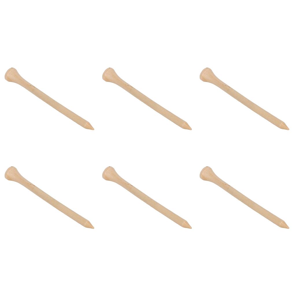 50 Stück Golf Tees Professionelle Starke Ersatz-Holz-Golf-Tees für Golfzubehör 83mm 3,27in