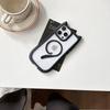 Applicable to iPhone17PRO mobile phone case ins wind cat ears magnetic charging Apple 16/15 hard case acrylic E