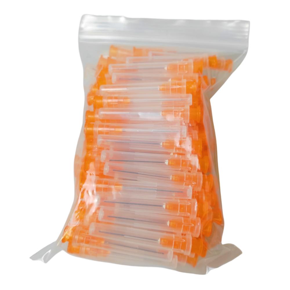 100 stk Dental Endo vanningsnålspiss 25G/27G/30GA 30G endelukket sidehull Endo-sprøyte Rotkanalvaskenålspiss