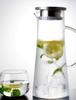 1500ml Transparent Heat-Resistant Glass Pitcher - Hot/Cold Water, Juice & Beverage Container, Easy Clean
