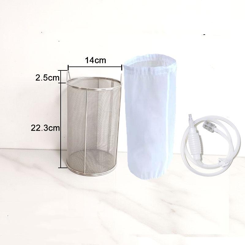 Round Mesh Basket 1mm Hole Rice Wine Beer Bier Filter Voor Zelfgemaakte Brew Koffie Coffee Droog Hopper Brew Fine Mesh Coland