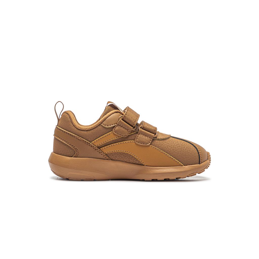 Li Ning Kids Sports Lifestyle Series Little Agan Trendy Low-Top Casual Shoes Kids Casual Shoes Longan-Brown Sandstorm-Brown YKAP148-87