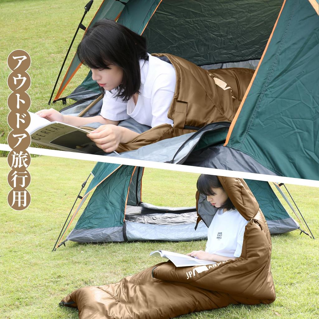 Cozyone Sleeping Suitable for Outdoor Emergency Car Comfortable Fully Suitable for All Includes Storage Bag Bag, Envelope-Style, Warm, Cold-Resistant,