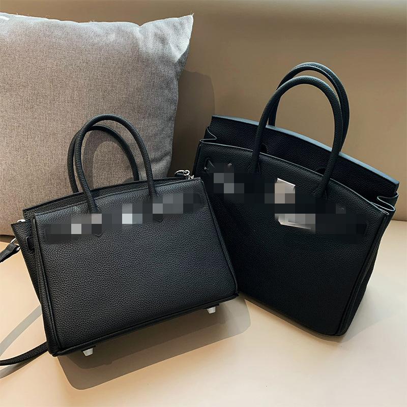 Leather Bag Classic 30 20 25 Platinum Bag Top Cowhide Premium Handbag Wedding Bag Women