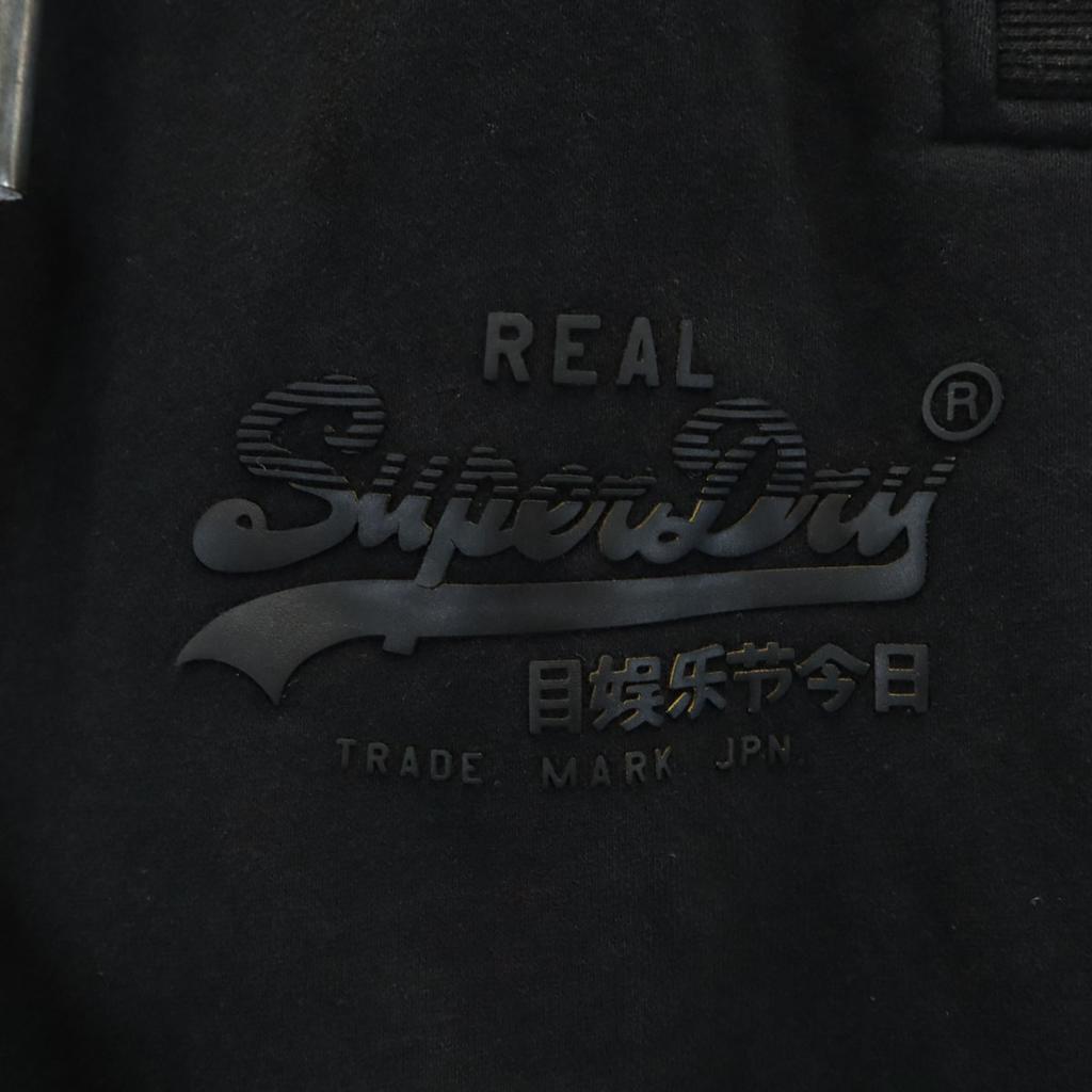 SUPERDRY Calças de moletom extremamente secas M preto Masculino Usado