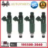 OEM 4pcs 195500-3040 1955003040 Fuel Injectors Fits for 1997 1998 Mazda Protege Kia Sephia 1.8L