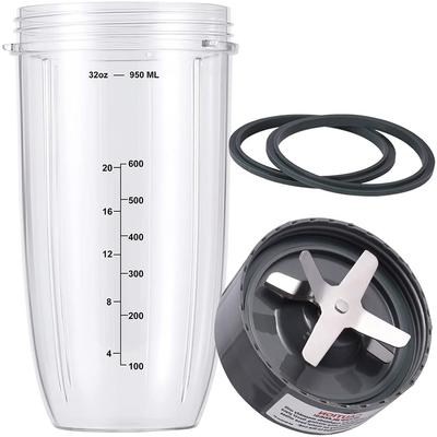 Kompatibel mit Nutribullet-Mixer, Ersatzteile mit 1 Becher und 1 Klinge, für Nutribullet-Zubehör für 600 W und 900 W.
