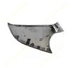 For Tesla Model S 2014-2021 Silver Chrome Car Side Door Wing Cover Rear View Mirror Lower Housing Holder Caps Replacement