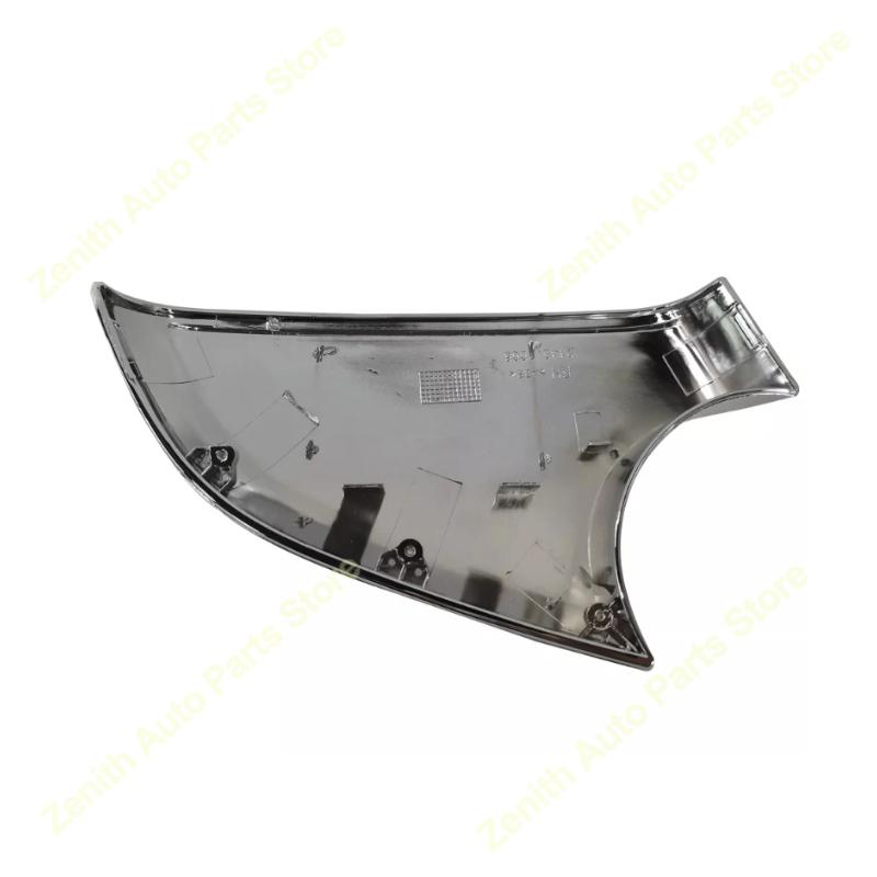 For Tesla Model S 2014-2021 Silver Chrome Car Side Door Wing Cover Rear View Mirror Lower Housing Holder Caps Replacement