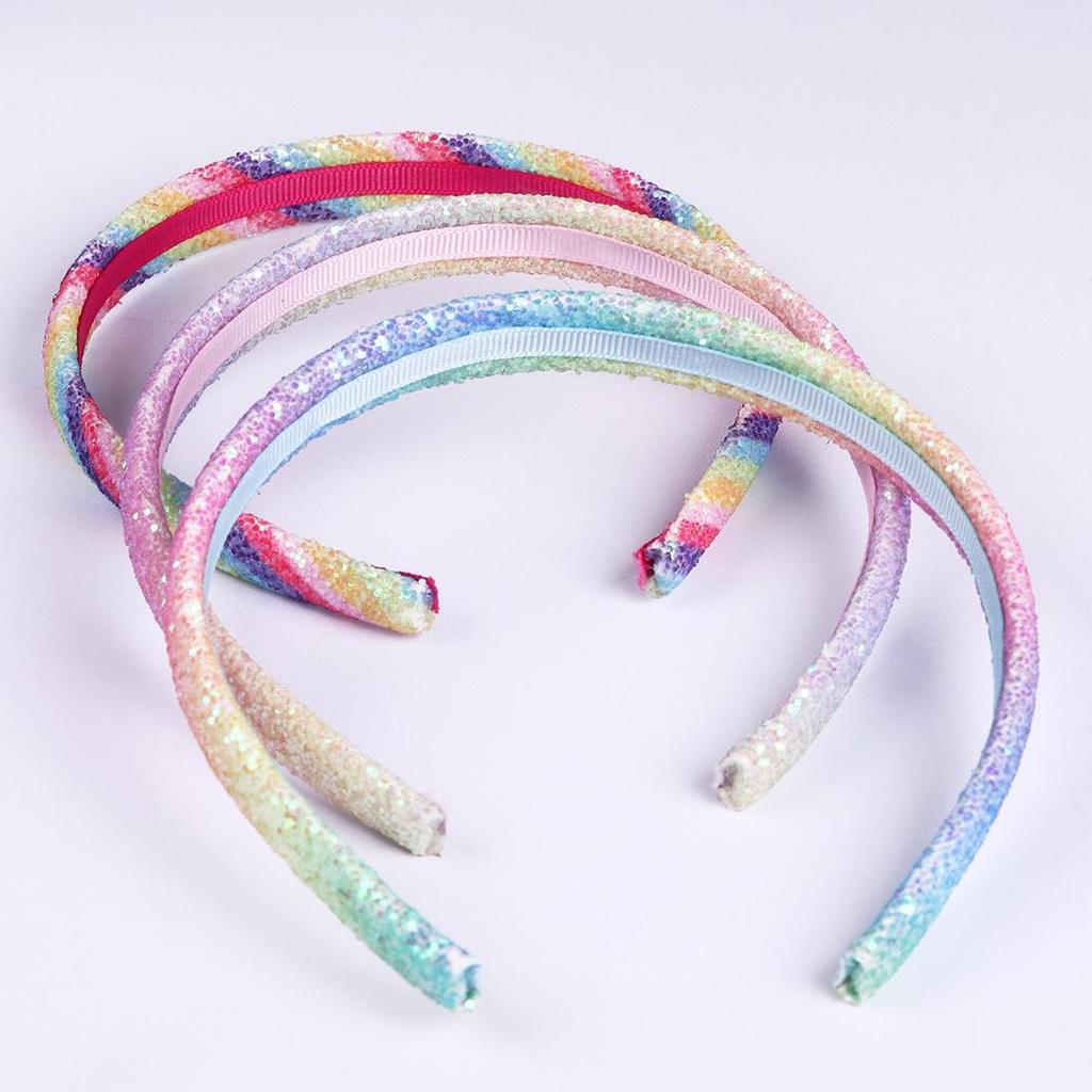 Colorful Mermaid Heart & Star Rainbow Headband - Kids' Party Hair Accessory