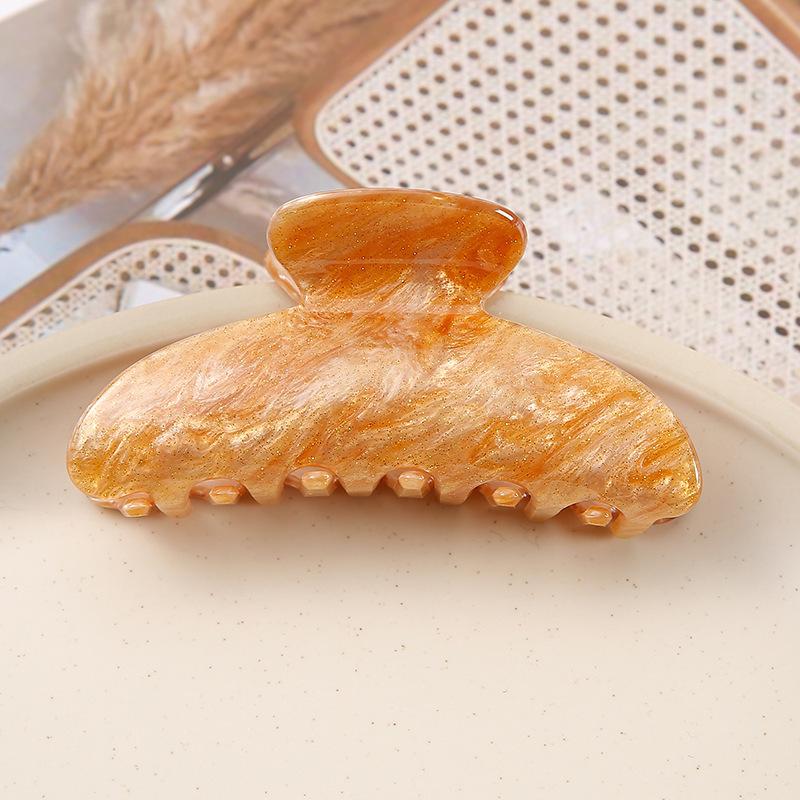 

1 шт. акриловая заколка для волос «Звездное небо» для женщин, для душа, для душа, для захвата волос, заколка-топ конфетного цвета с блестящей пудрой, украшение для женщин