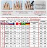 Gorgeous 3Pcs Set of Rings Female Luxury Shiny Cubic Zirconia Wedding Jewelry