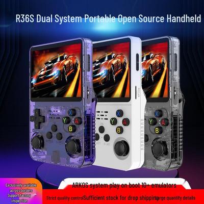R36S Cross-Border Portable Game Console: Open Source, Dual System, 3D Retro Arcade Handheld