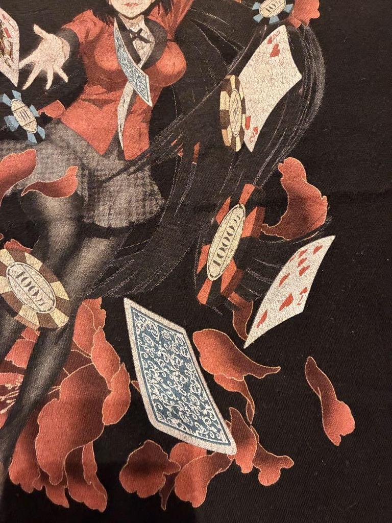 [USED] Kakegurui Black T-shirt Anime T