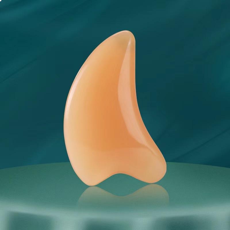 Natural Resin Facial Tendon Pulling Stick Facial Scraping Board Universal Environmentally Friendly Resin Scraping Board Set