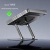 Metal Laptop Holder Stand with Double Arm Designing Desktop Cooling Bracket for Gaming and Home Office Use