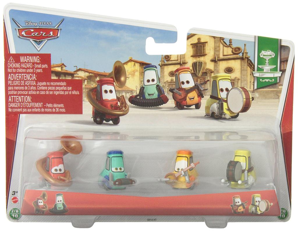 Cars Festival Italiano Collection Uncle Band Scale Disney/Pixar Topolino's 4-pack 155