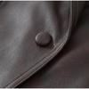 2024 Autumn/Winter European & American Fashion Lapel Tie Long Sleeve Leather Jacket