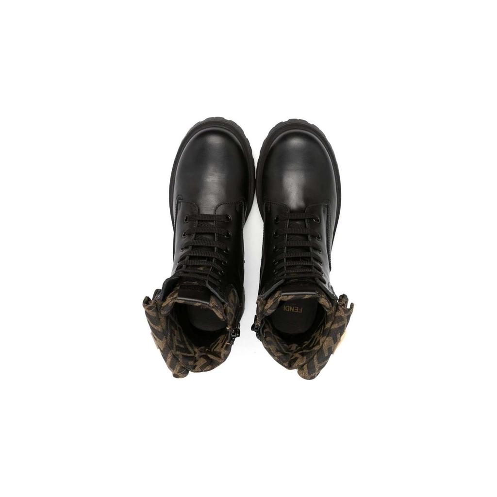 Fendi Cow Leather Kids' Boots Black Kids' JMR441AO14F0PMM