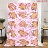 Capybara Companions Blanket Suitable for All Seasons Soft and Comfortable Digital Printing Sheet Nap Blanket