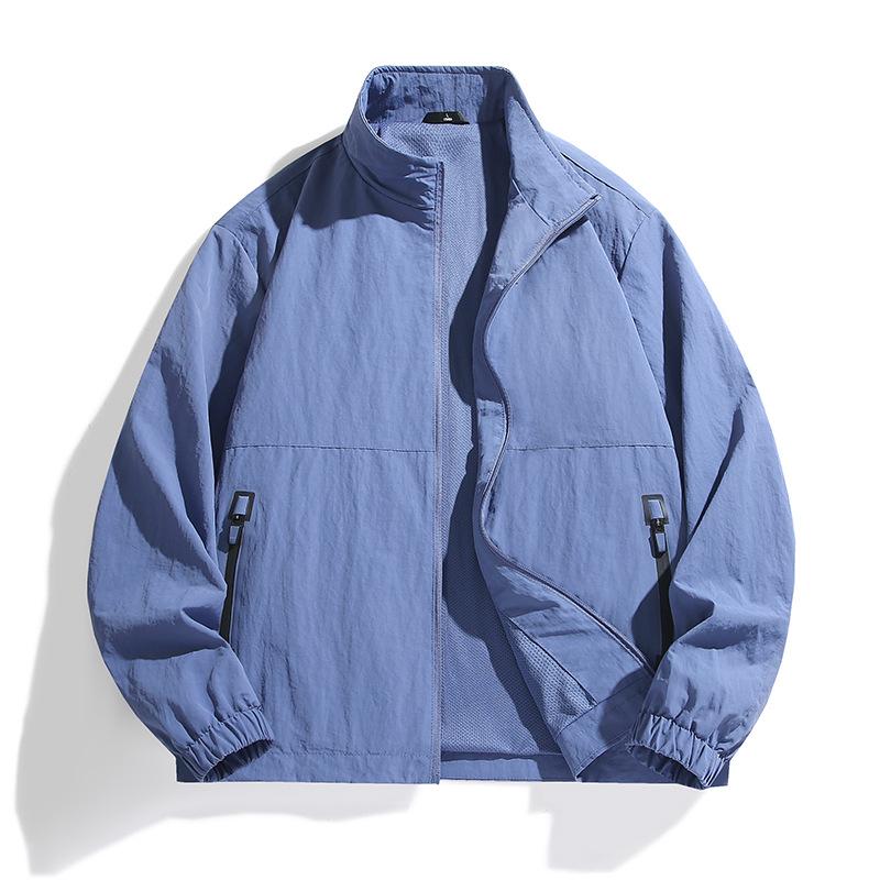 2502 Men's Cross-Border Jacket: Spring/Autumn Plus Cotton, Large Size, Casual Outdoor Sports Style