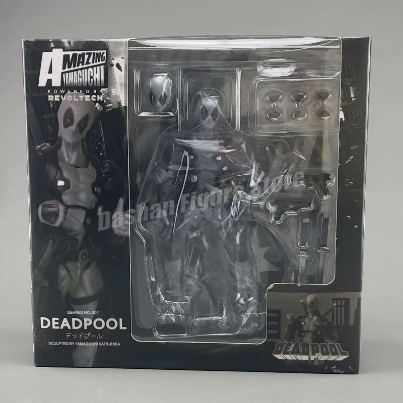 Revoltech Agent Anti-Venom Action Figure Model Toys PVC Collection Amazing Yamaguchi Agent Venom Eugene Thompson Figurine
