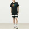 Vans PRIDE T-Shirts Unisex Black Crew Neck Moderate Straight Fit (Unisex) T-Shirts VN0A5E7TBLK