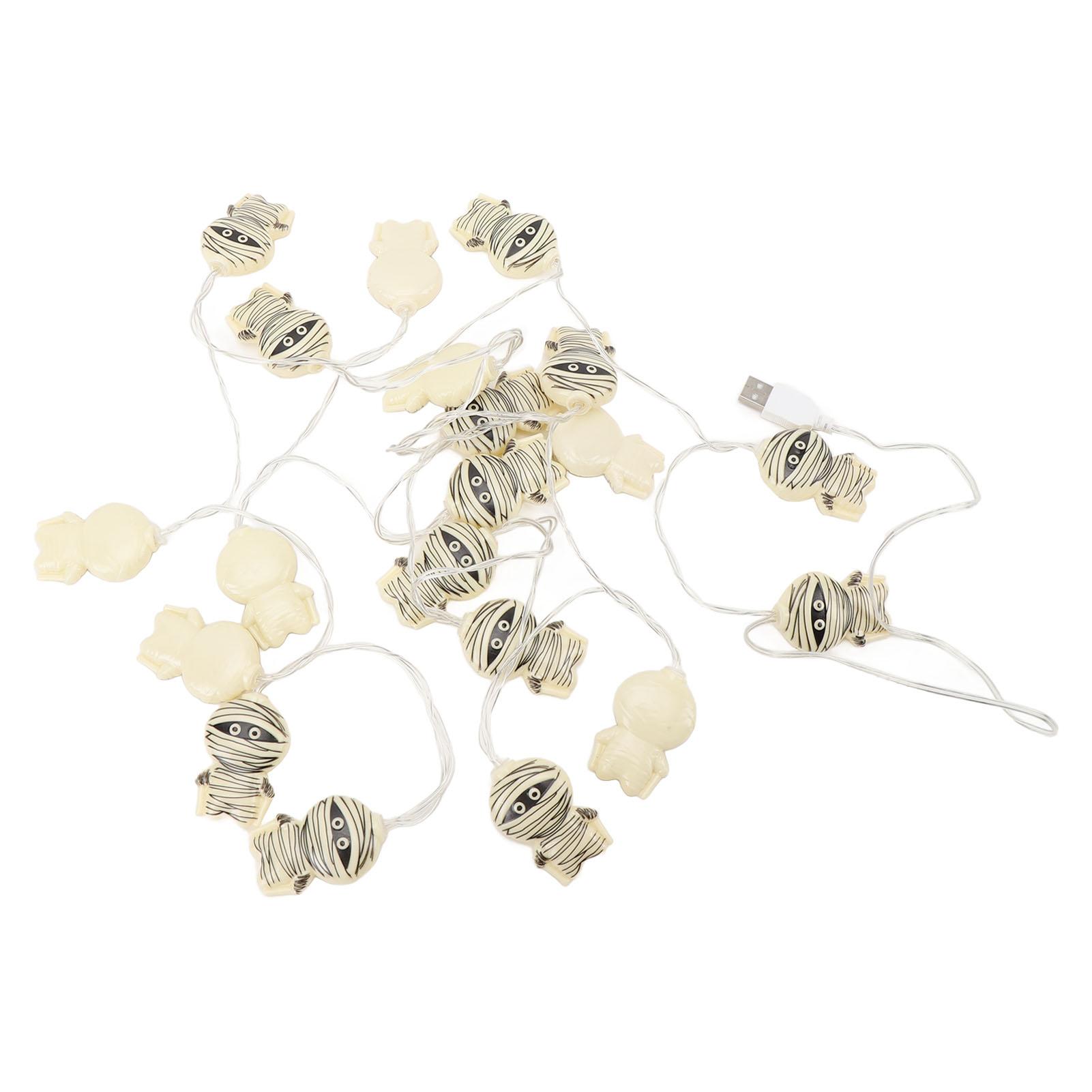 

Гирлянда ко Дню всех святых, водонепроницаемая, с вилкой USB, 20 светодиодов, украшение для вечеринки в честь Дня всех святых