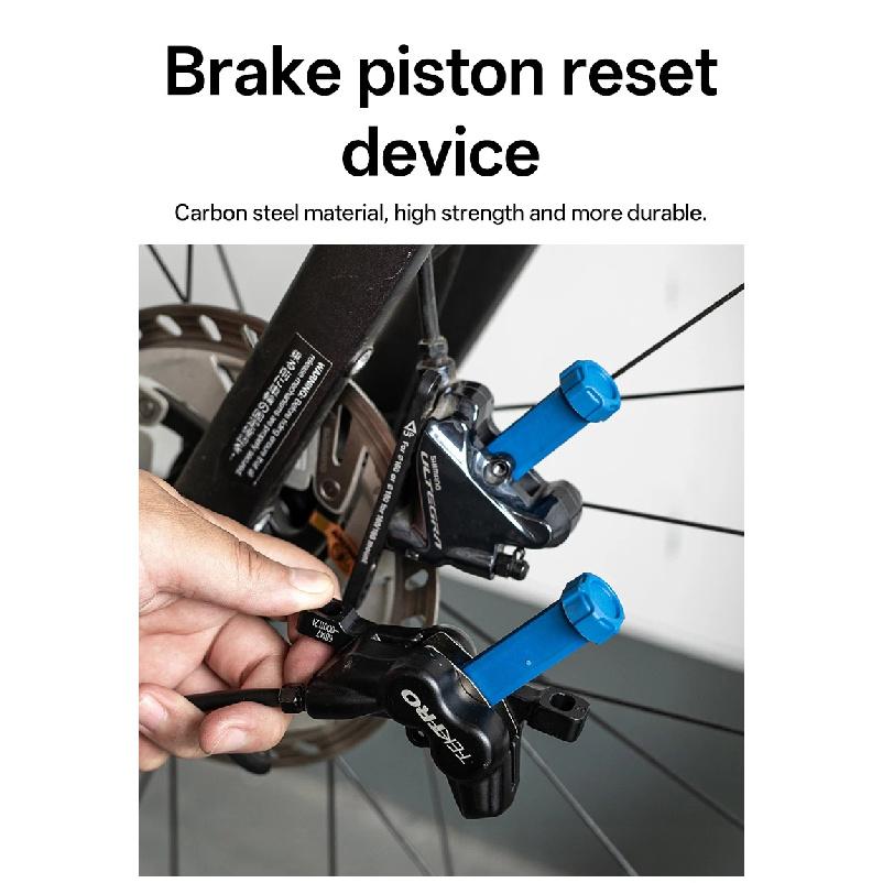 Durable Steel Bicycle Brake Pad,Spreader Tool 360° Rotatable Bike Oil Disc Piston Reset Hydraulic Brake Caliper Piston Extension
