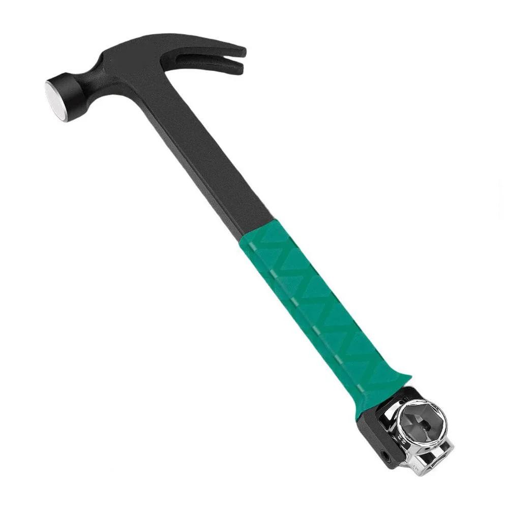 Socket Claw Hammer with Comfortable Non Slip Handle for Air Conditioner Installation and Four Different Socket Sizes
