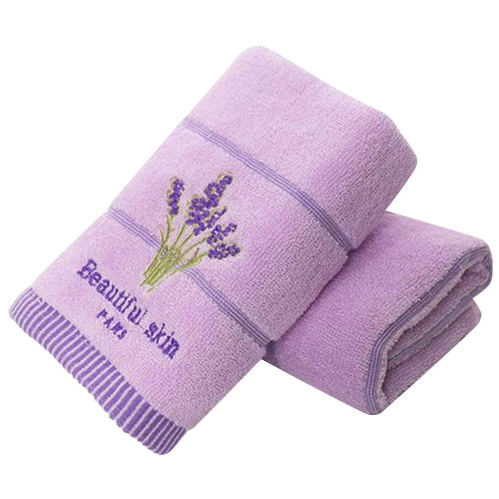 

Pure Cotton Face Wash Hot Compress Adults Towel Beach Cloth Handkerchief Washing Towels фіолетовий