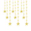 Solar LED Star-Moon Curtain Lights: Weatherproof Outdoor Christmas Decoration