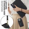 Wallet Case Diagonal Strap With Bracket Leather Cover For iPhone 17 16 15 Plus 14 Pro 13 Mini 12 Pro Max 11 Pro Max SE 2020 XS XR 8 7