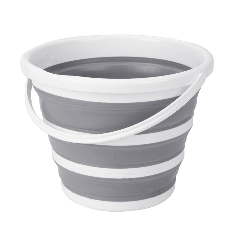 Foldable Bucket Car Wash Outdoor Fishing Round Bathroom Kitchen Bucket Portable Folding Bucket Water Container For Outdoor