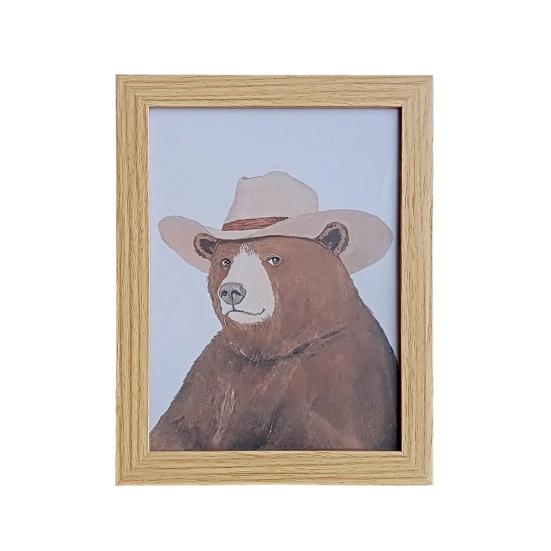 

Декоративная живопись Яркий внешний вид Ковбой Утка Кролик Медведь Серия Животная декоративная живопись Животное произведение искусства Живопись Домашний декор Bear