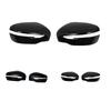 Kolip 1 Pair Exterior Side Rear View Mirror Housing, Car Door Wing Mirror Cover Cap Left And Right Sides Compatible For NAVARA D23 NP300 2015-2021