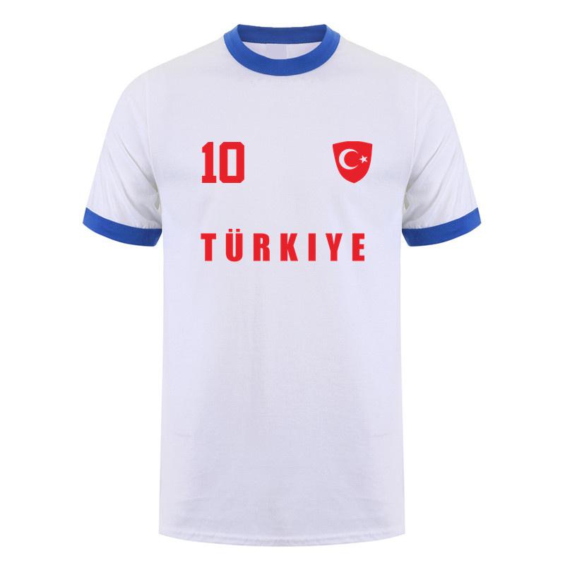 Turkey Footballer T Shirt Summer Cool Unisex Cotton Short Sleeve Turkey Tshirts Gift Unisex Tee Tops OT018