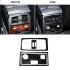 For BMW E60/61 5series 2005-2010 Carbon Fiber Rear Air Vent Outlet Cover Trim 4*
