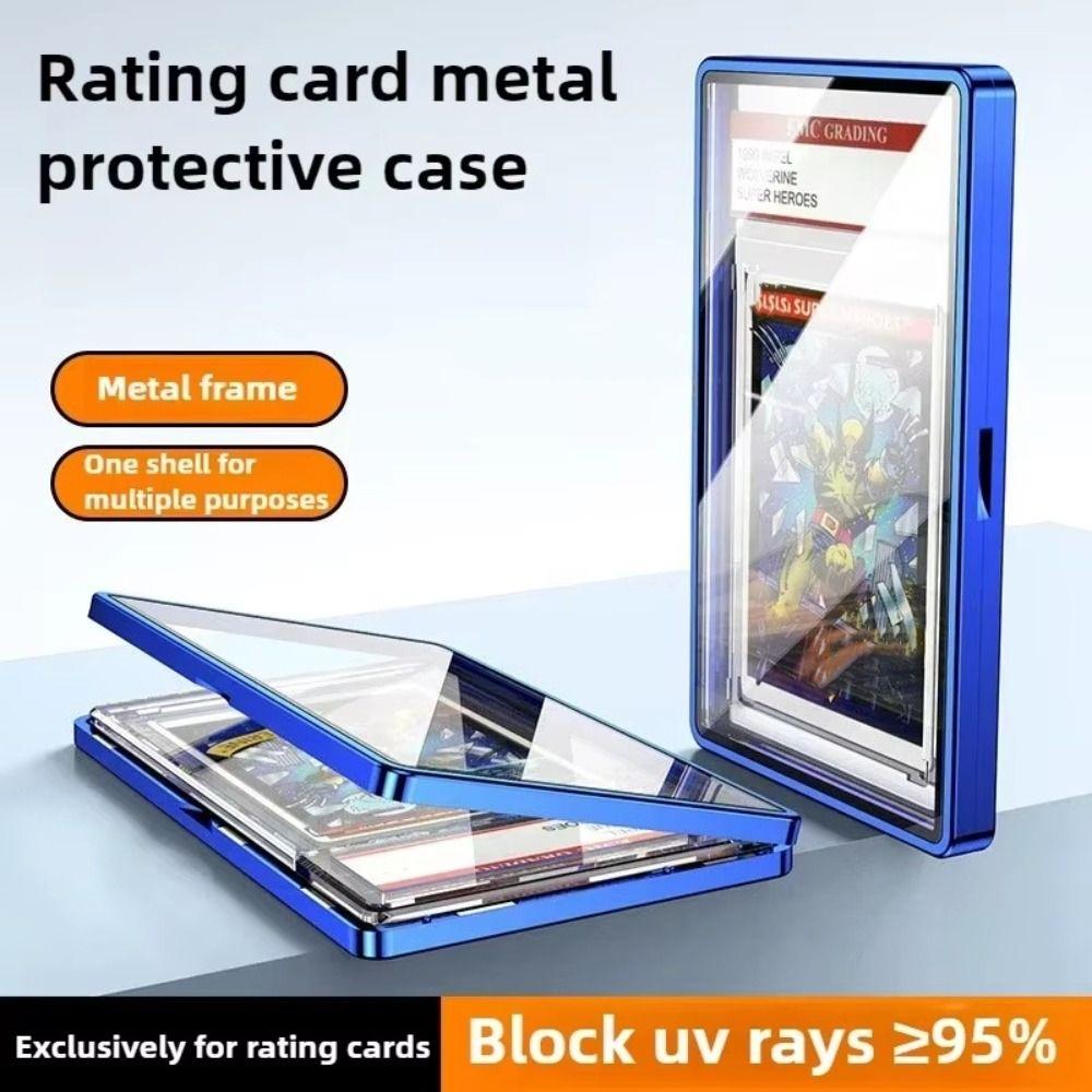 Aluminum Zinc Zinc Alloy PSA/CGC Card Case Magnetic Closure Graded Cards Protect  Table Storage Supplies