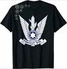 Israeli Air Force IDF IAF Israel Defense Force Pilot T-Shirt Breathable Top, Loose Casual Mens T-shirt S-3XL