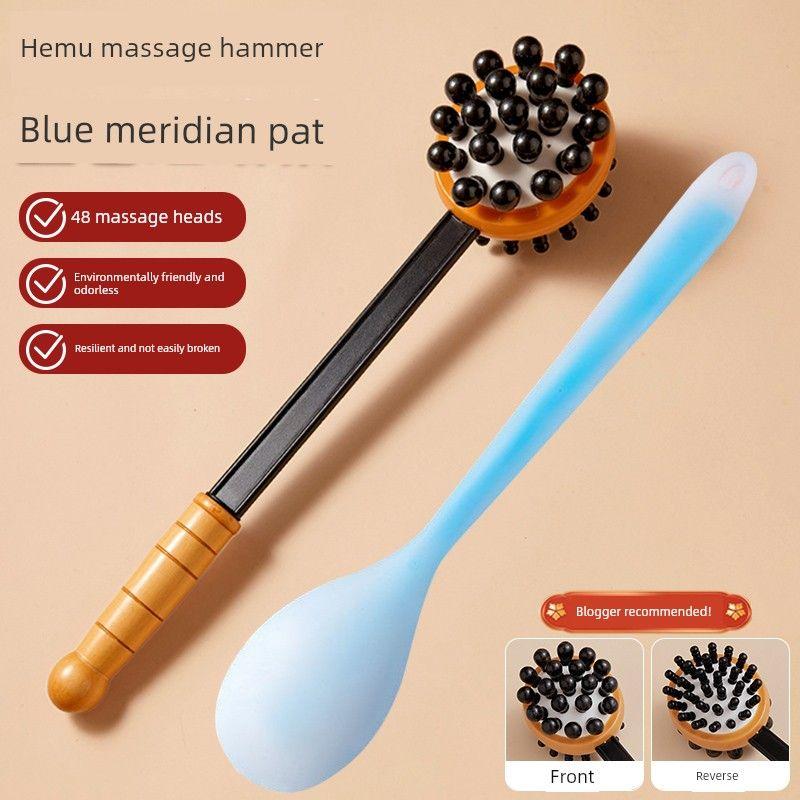 Hammer for Tapping Meridians, Full-Body Tapping Device, Handheld Hammer for Tapping Shoulders, Neck, and Back, Massage Stick, Back-Tapping Tool