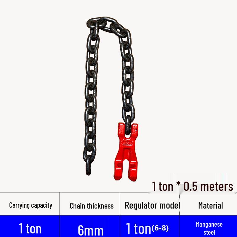 

Adjustable Manganese Steel Lifting Chain with Forklift Crane Grab Hook