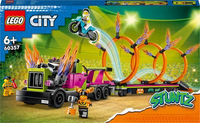 LEGO City Constructor – Stunt Truck with Fire Tires Challenge (60357)